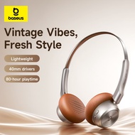 【New Arrivals】Baseus Bass BH1 Air Wireless Headphones 80Hrs Playtime ENC Noise Cancelling 90g Light 