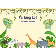 Parking Lot (SOFTCOPY) : Keceriaan & Hiasan Kelas (SAFARI THEME)