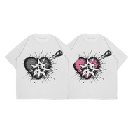 WRLDSTUDIOS_ Starburst White T-Shirt 20s 200-210gsm