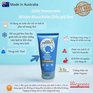 Warm Breast Oil To Prevent Flu, Reduce Cough, Stuffy Nose From Eucalyptus Little Innoscents winter blue balm Australia
