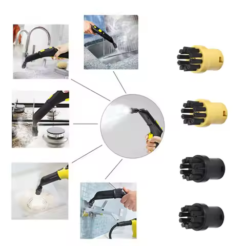 NFC-rSteam Cleaner Slit Nozzle Brush Sprinkler Nozzle Head for Karcher SC1 SC2 SC3 SC4 SC5 SC7 Round