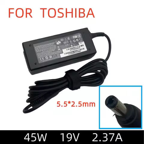 19V 2.37A 45W 5.5*2.5mm Ac Laptop Charger Adapter For Toshiba Portege Z835 Z30 Satellite Redius E45W