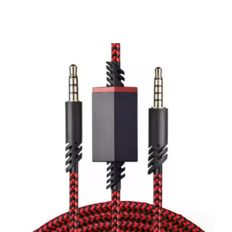 Replacement Headset Cord Inline Mute Cord for Astro A10/A30/A40/A40TR/A50 Gaming Headset Extension C