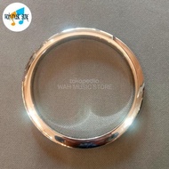 Bass drum hole, 6 inch chrome bass drum holeRing