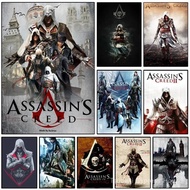 Game AssassinES S Creed Poster Art with prints Home bedroom living room decoration Office Bedroom Wa