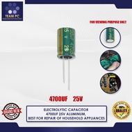 ELECTROLYTIC CAPACITOR 4700UF 25V ALUMINUM