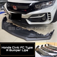 Honda Civic FC (2016-2021) Type-R Front Lip Front Bumper Lip Bodykit Skirt Skirting Body Kit Type R 