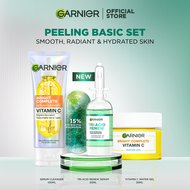 [NEW LAUNCH] Garnier 3-Pcs Peeling -Tri-Acid Renew bundle Restore barrier in 4H even tone healthy an