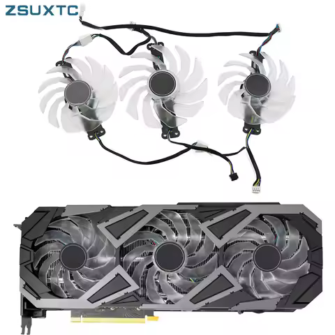 92MM TH9215S2H-PDB03 102MM TH1015S2H-PBA01 Video Card Fan For KFA2 GALAX RTX 3070 3080 3070Ti 3080 T
