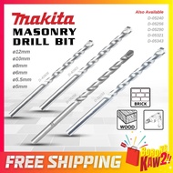 MAKITA Masonry Drill Bit Multipurpose Drill Bit Hammer Drill for Wall Concrete Wood D-40808 D-40901 D-05256 D-31033 钻头