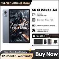 SUXI Poker A3 tablet for kids Android 14 10.1-inch IPS screen Unisoc T606 12GB+128GB  2.4G/5G WiFi