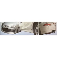 Mazda 2 sedan facelift 2011 2012 2013 oem bodykit body kit front side rear skirt lip boot trunk duck
