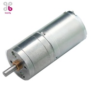 [Baosity] 6V/12V/24V 130RPM-1360RPM DC Reducer Electric Motor Reduction Low  Motor for Robot