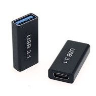 ELEONE อะแดปเตอร์อเนกประสงค์แบบพกพาสำหรับต่อแท็บเล็ตโทรได้สายเคเบิลอะแดปเตอร์ชนิด C ตัวผู้ไปยังตัวผู้ความเร็วสูงอะแดปเตอร์ชาร์จ USB-C ชนิด C ประเภท C ตัวเมียเป็น USB3.0แปลงทีเสียบยูเอสบี