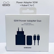 Samsung Power Adapter Charger Type C Data Cable Original 50W Super Fast Charging IOS Android