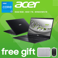 Laptop Acer Intel core i3 RAM 8GB 256GB SSD Wind 10 free gift