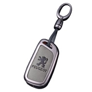 Dongfeng Peugeot Key Cover 308 Pack 301 Hanging Buckle 408 Protection 308S Car Metal Casing 2008 Logo 508