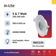 Inlite Led Downlight Spot 5 Watt 7 Watt INDC236