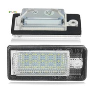 Car LED License Number Plate Light Lamp White for  A3 S3 8P A4 B6 B7 A5 A6 4F  A8 S8 C6 Cabriolet