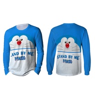 [Riashop] Men's DORAEMON T-Shirt | Adult Doraemon T-shirt | Doraemon Long Sleeve T-Shirt - FS