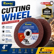 REMAX 4" Cutting Disc Metal Cutting Disc Grinder Cutting Disc