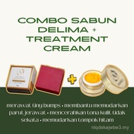 [SET COMBO] ORIGINAL HQ-SABUN + TREATMENT CREAM TAHAN 1 BULAN ARABELL BEAUTY