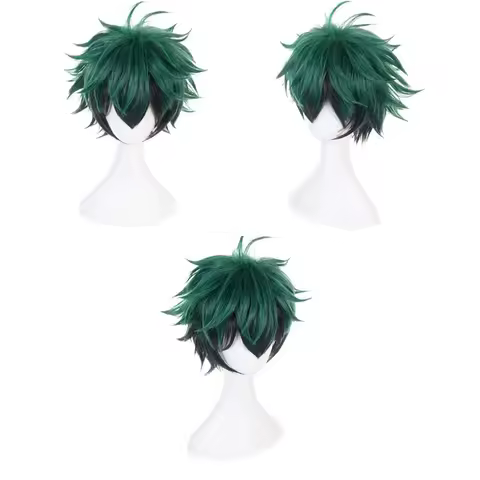 Anime My Hero Academia Izuku Midoriya Cosplay Wig Boku No Hero Academia Academy Cosplay Hair Izuku M