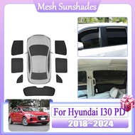 Car Sunshade Visor For Hyundai I30 PD Hatchback 2018-2024 Magnetic Sunshade Window Heat insulation A