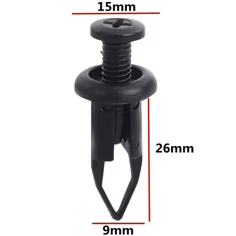 20Pcs For 9mm Hole Push-Type Nylon Panel Screw Trim Retainer Car Panel Push Fastener Clips 90467-090