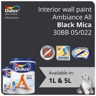 Dulux Interior Wall Paint - Black Mica (30BB 05/022)  (Ambiance All) - 1L / 5L