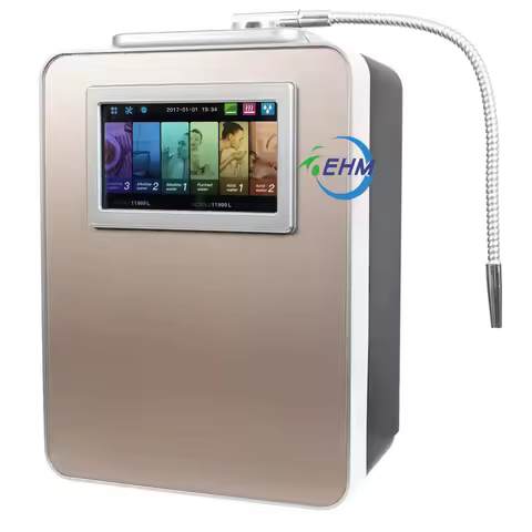 Factory Drinking Alkaline Water Ionizer Kangen Water Machine With Titanium With Platinum Coating Pla