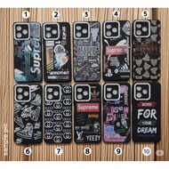 (07) FANCY STYLE CASE FOR REALME C61 / C63 / NOTE 60 / NARZO N61 - BLACK BRAND SERIES