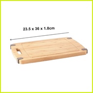 ∏ ▤ ▪ Eurochef by Winland Non-slip Pure thick Bamboo Cutting Board Wooden Food Serving Tray Choppin