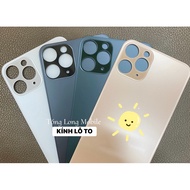 [ BIG HOLE GLASS ] BIG HOLE back glass replacement for 11 / 11PRO / 11 PROMAX