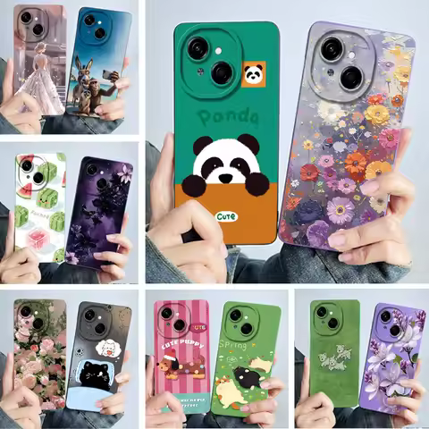 For Tecno Spark Go 1 s 1s 2025 Go1s Go2025 Pop 9 4G Phone Case Sweet Girls Cute Cats Soft Silicone S