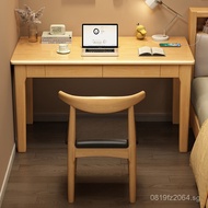 Home Solid Wood Writing Desk Bedroom Office Simple Adult Bedside Study Work Desk Electric Student De