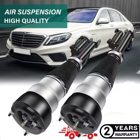 2X For Mercedes S-Class W222 S400 S350 S63 AMG RWD Front Air Suspension Strut