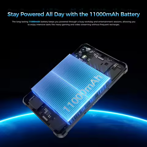 【World Premiere】Oukitel RT3 PLUS Rugged Tablet 8.0" HD Display11000mAh Battery 16GB (4+12)+128GB And