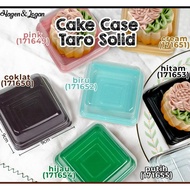 Cake case taro box 9 x 9 xm individual color cake pudding container