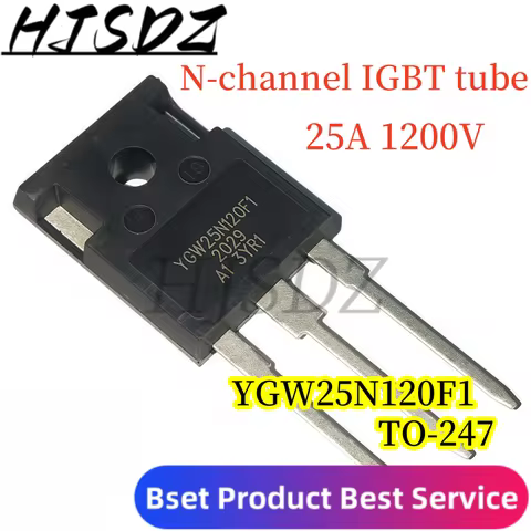 10PCS/LOT YGW25N120F1 IGBT 25A/1200V Stock de la mejor calidad