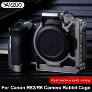 R62 Camera Cage Aluminum Alloy Protective Sleeve Frame for Canon R62 R6 Camera Rabbit Cage Quick Mou