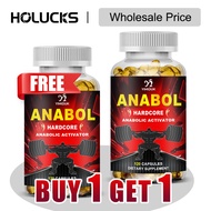 Buy 1 Get 1 Free! Anabol Hardcore Supplement, for Muscle Growth, Improved Endurance, Stress and Mood