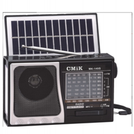 插卡半導體全波段便攜式太陽能充電應急收音機（黑色  13.5*5.0*8.5cm）