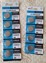 全新CR2032 Lithium Battery 3V 鈕扣鋰電池 鈕扣電池 Lithium Button Battery 鈕型電池 Button Cell