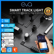 Eva Smart Wi-Fi Ultra Thin Magnetic Track Light System works with Tuya Smart Life App supports Alexa