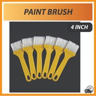 4" Paint Brush Barbecue Brush Multi- Function Food Grade/Berus Cat Berus Kuning Dengan Pemegang Kuni
