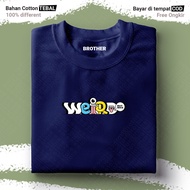 BROTHERSTORE Men's Distro T-Shirt Lu Paim Hahaha Text Articlel NIce Premium