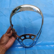garnish crome aksesoris hiasan lampu depan Scoopy lama/karbu