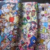 (SG Stock) Half Meter Cotton Cartoon Anime Prints Fabric Craft Handmade Tokidoki Sanrio Hello Kitty My Melody Disney