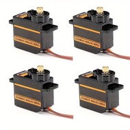 4 ES08MA II 12G Mini Metal Gear Simulation Servo Shock-Resistant Stabilizer, Suitable for Remote Con